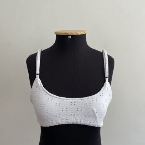 Bikini de Renda — Branco Top